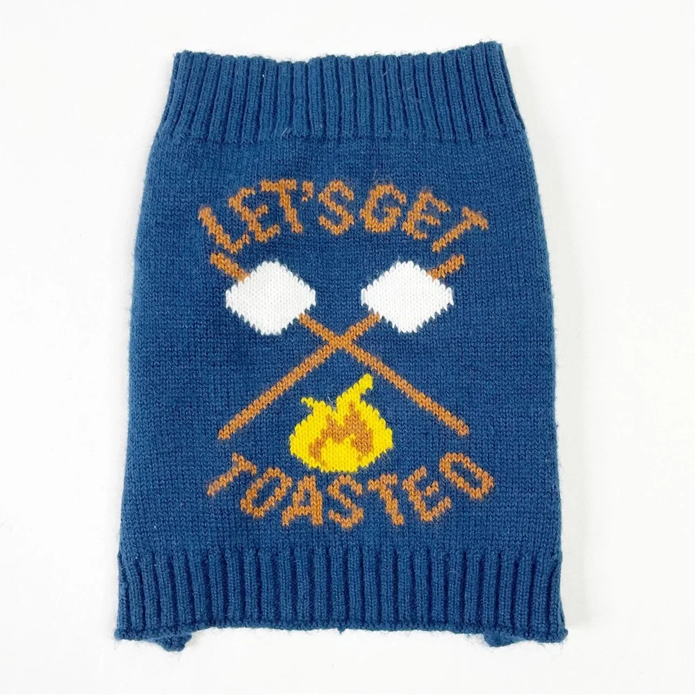 7”x10” Knit Let’s Get Toasted Small Dog Sweater